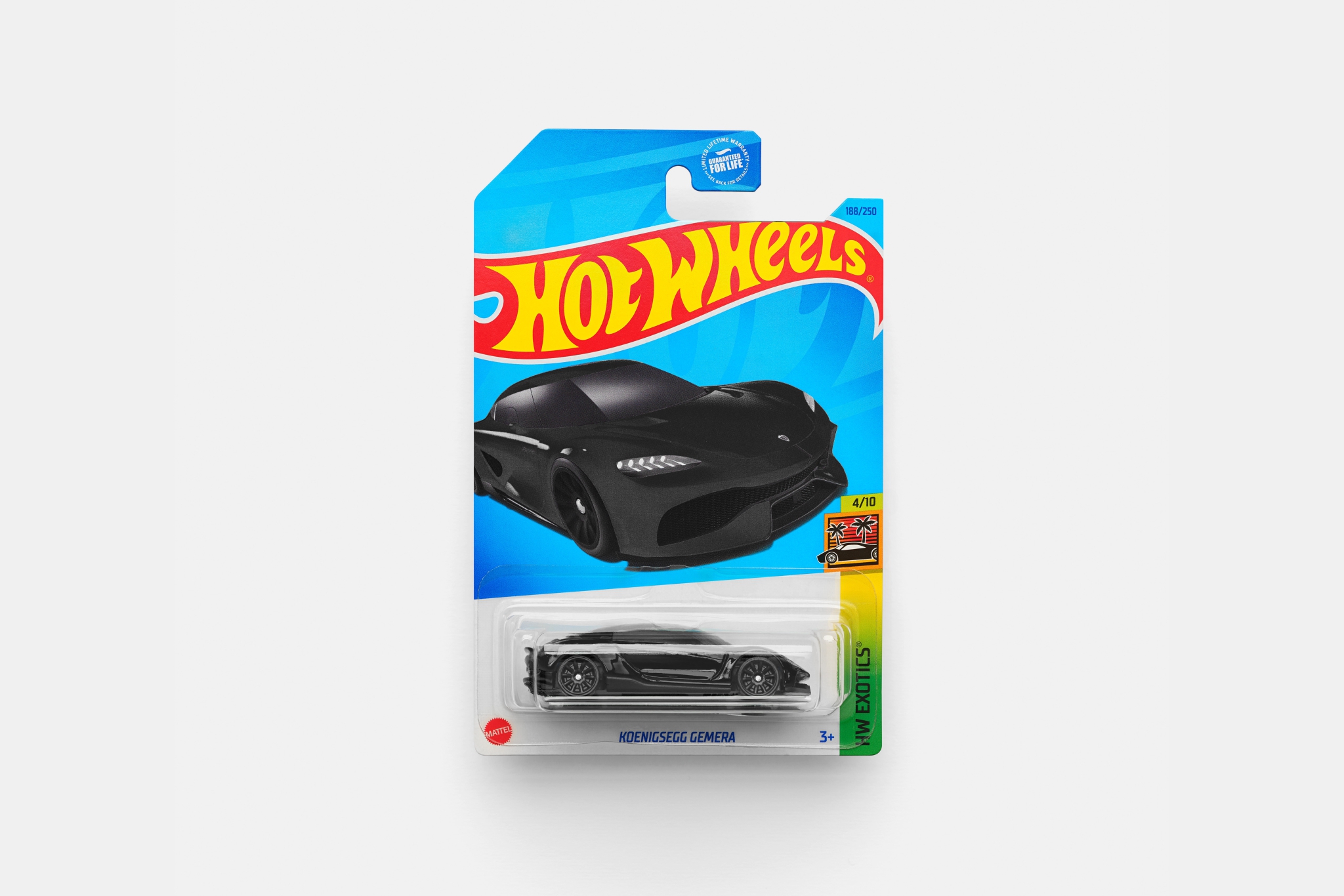 Hot Wheels Gemera Black Koenigsegg Gear