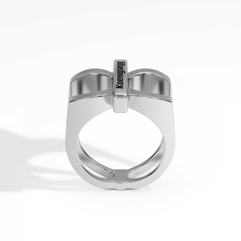 CC Statement Ring - Silver Ring | Koenigsegg Gear