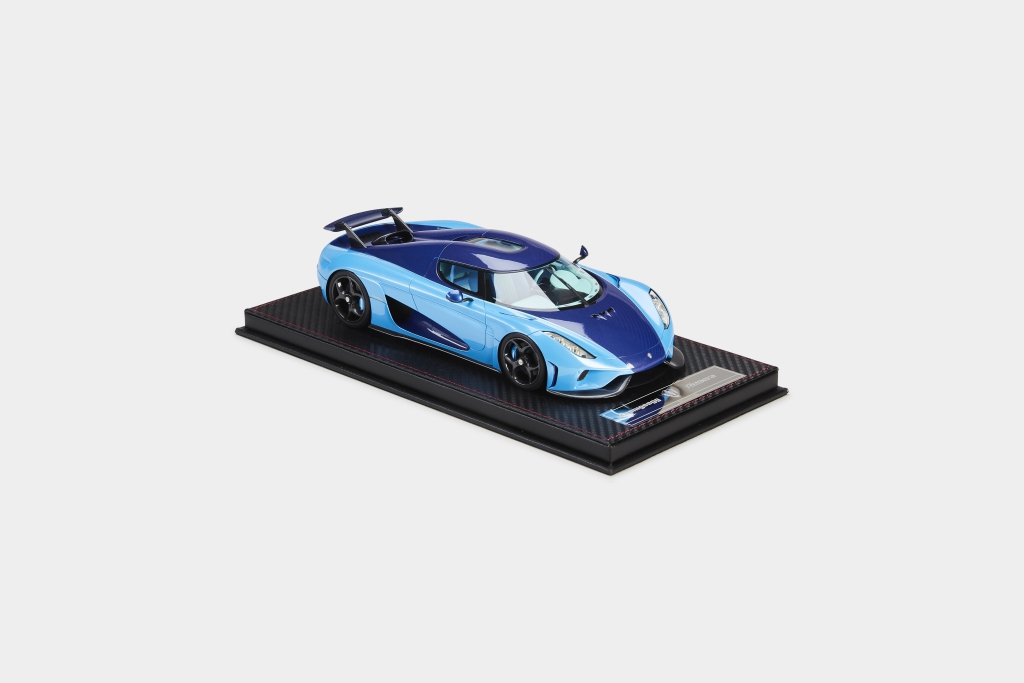 Car Scale Model - Regera Blue 1:18