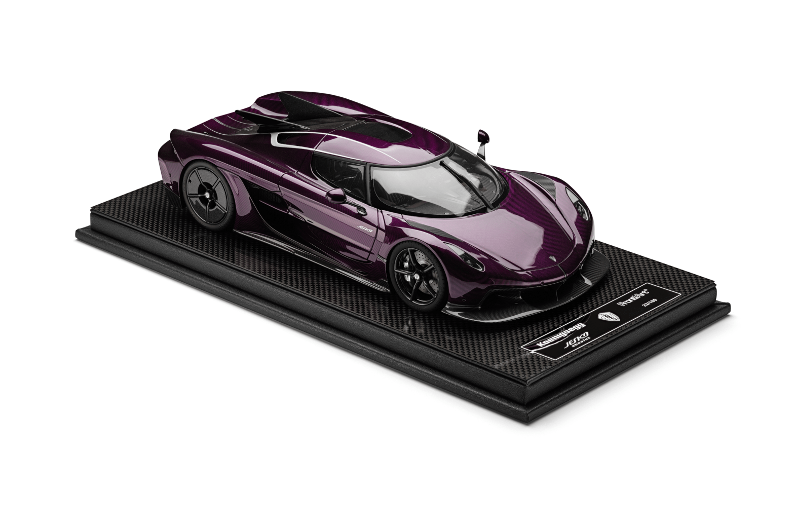 Jesko Absolut Purple Tinted Carbon 1:18