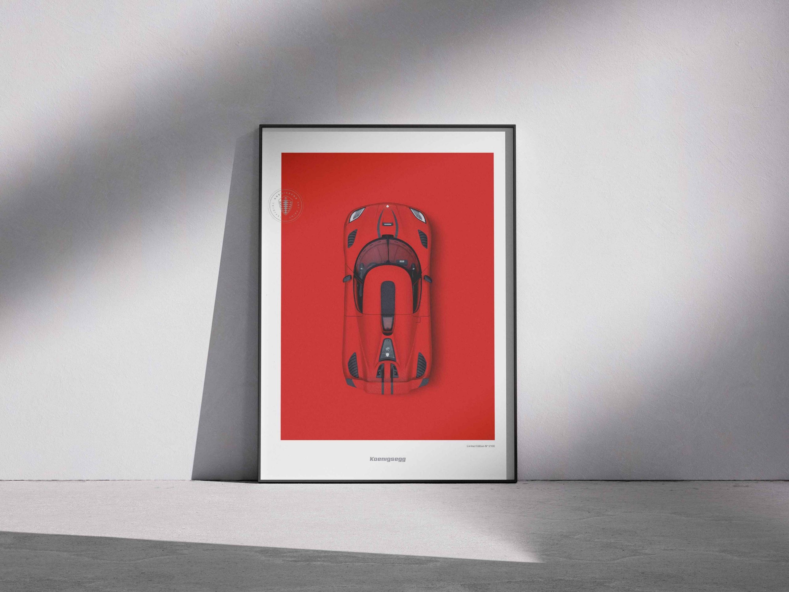 Top Down Poster Agera R